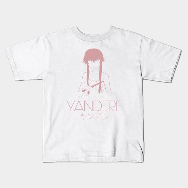 Yandere Mode! Kids T-Shirt by xKireiDesigns